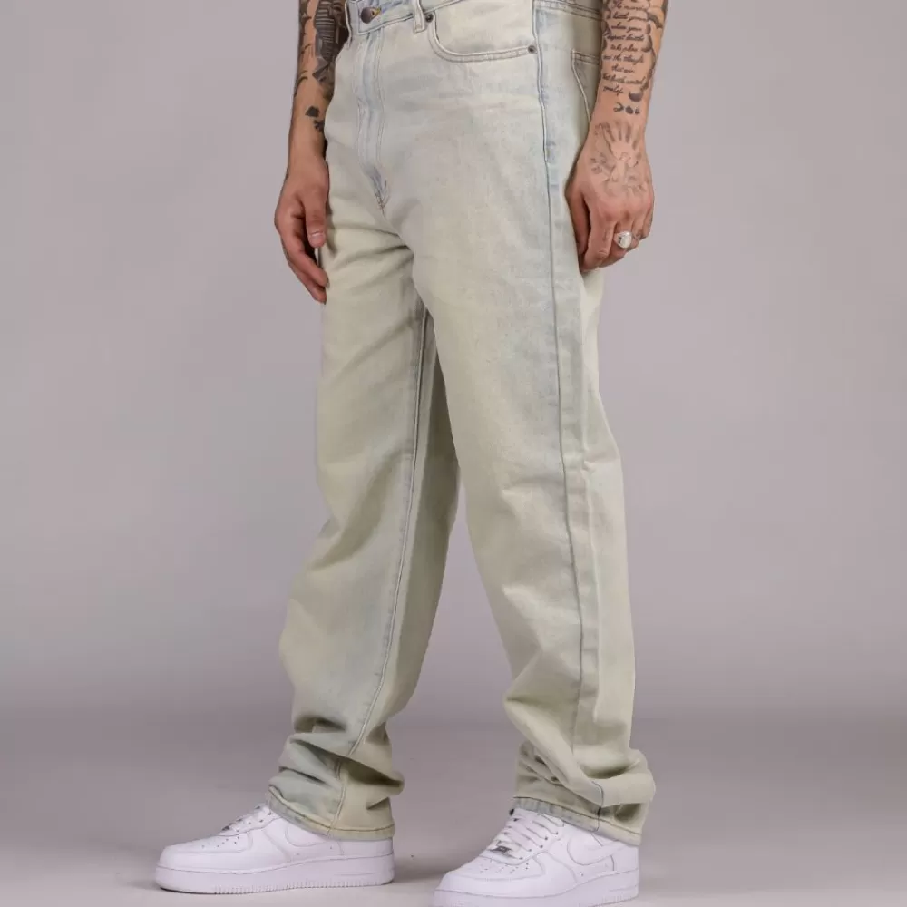 Grimey Pantalon Snow Fox - Washed Light Blue | Winter L 22 Shop