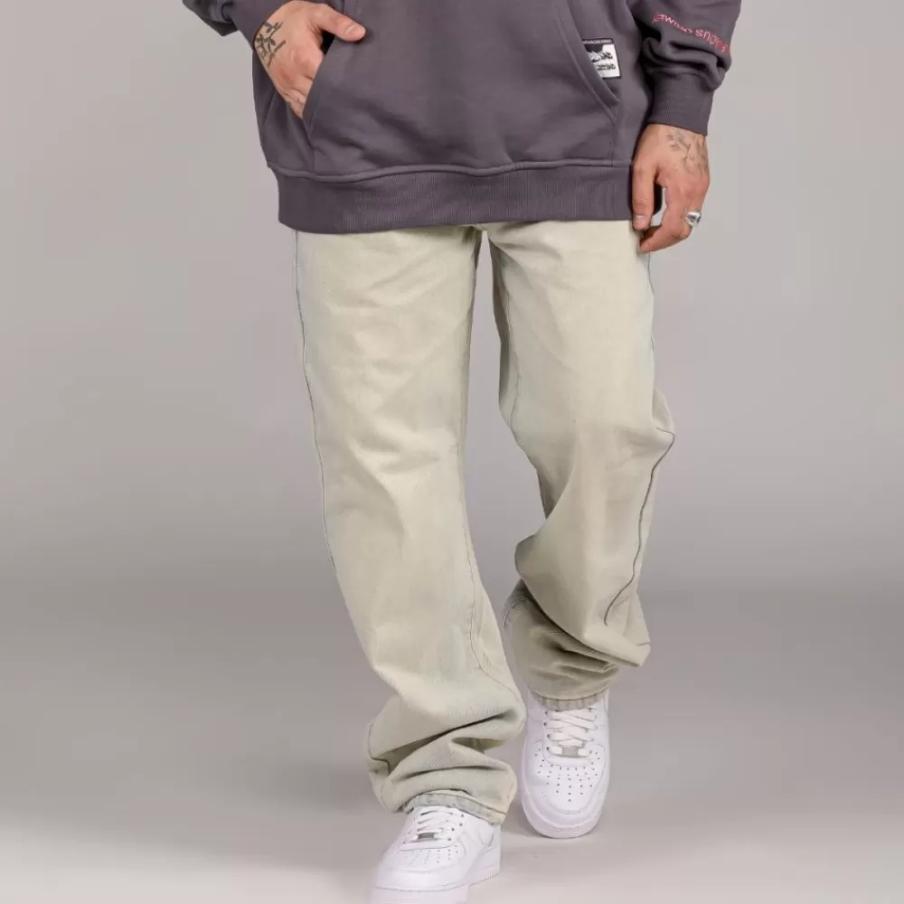Grimey Pantalon Snow Fox - Washed Light Blue | Winter L 22 Shop