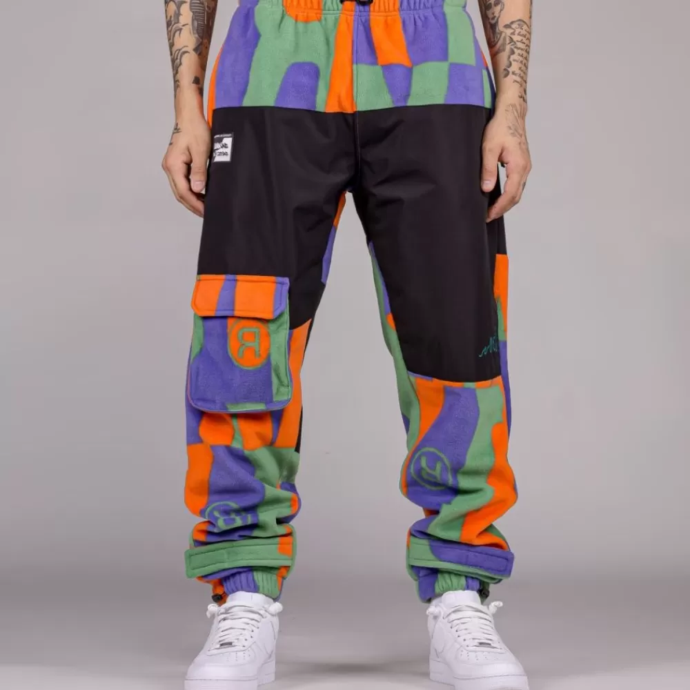 Grimey Pantalon Snow Fox All Over Print Polar Fleece - Multicolor | Winter L 22 Best Sale