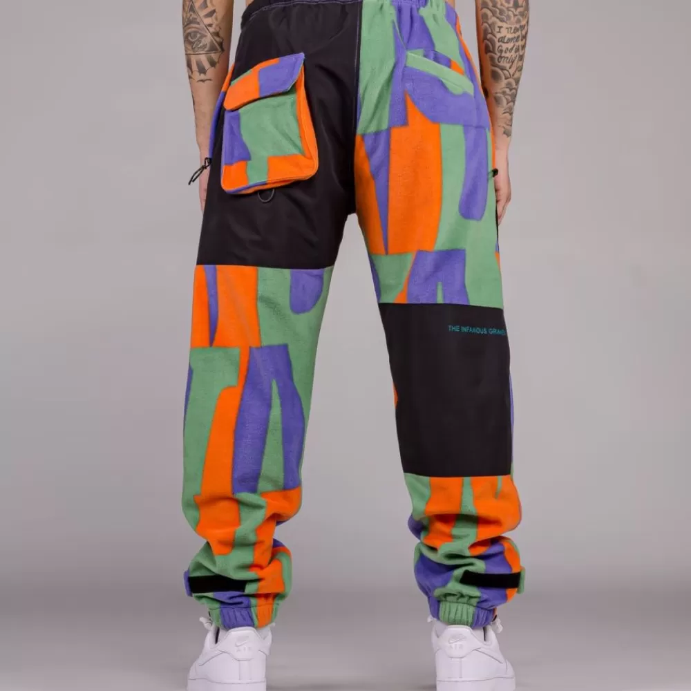 Grimey Pantalon Snow Fox All Over Print Polar Fleece - Multicolor | Winter L 22 Best Sale