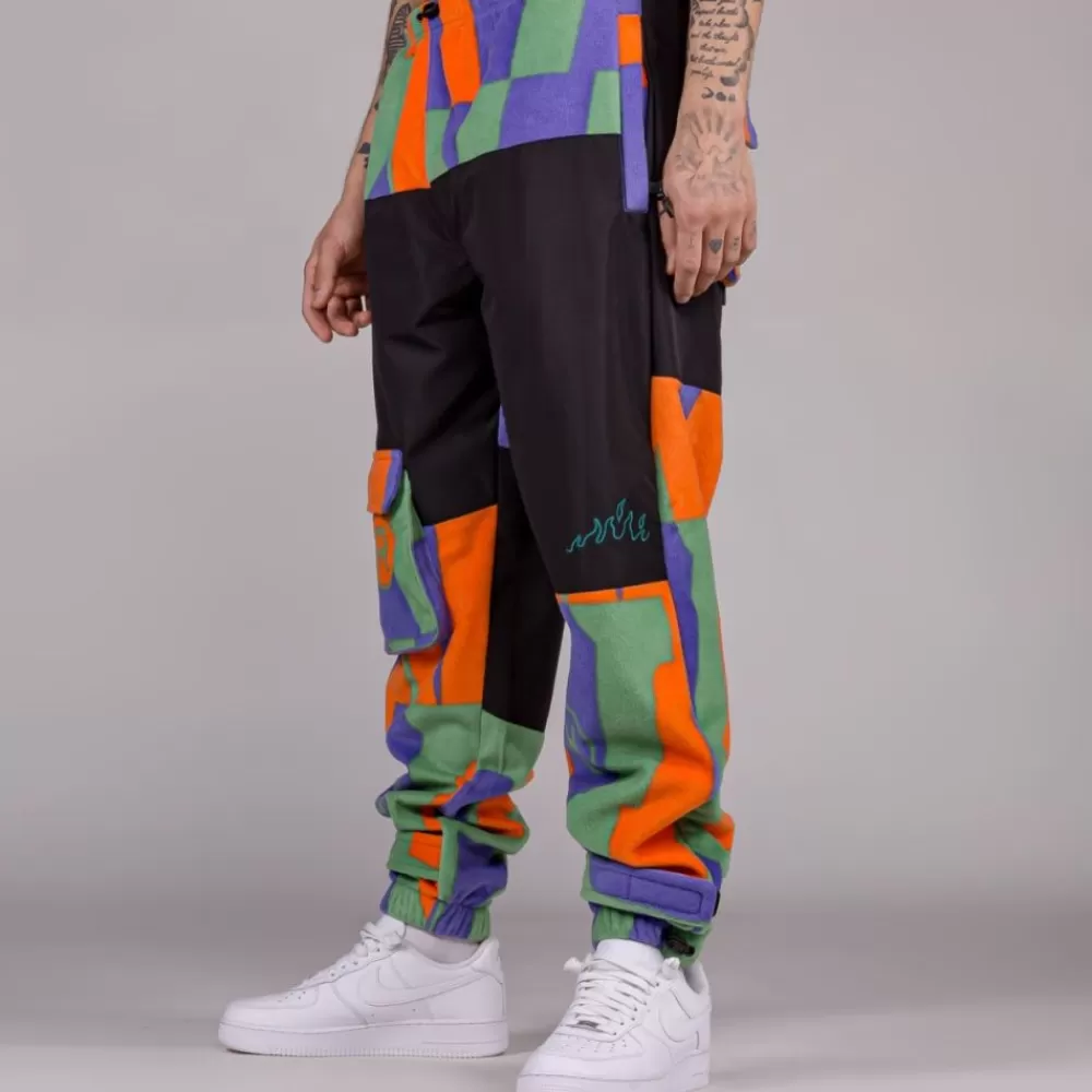 Grimey Pantalon Snow Fox All Over Print Polar Fleece - Multicolor | Winter L 22 Best Sale
