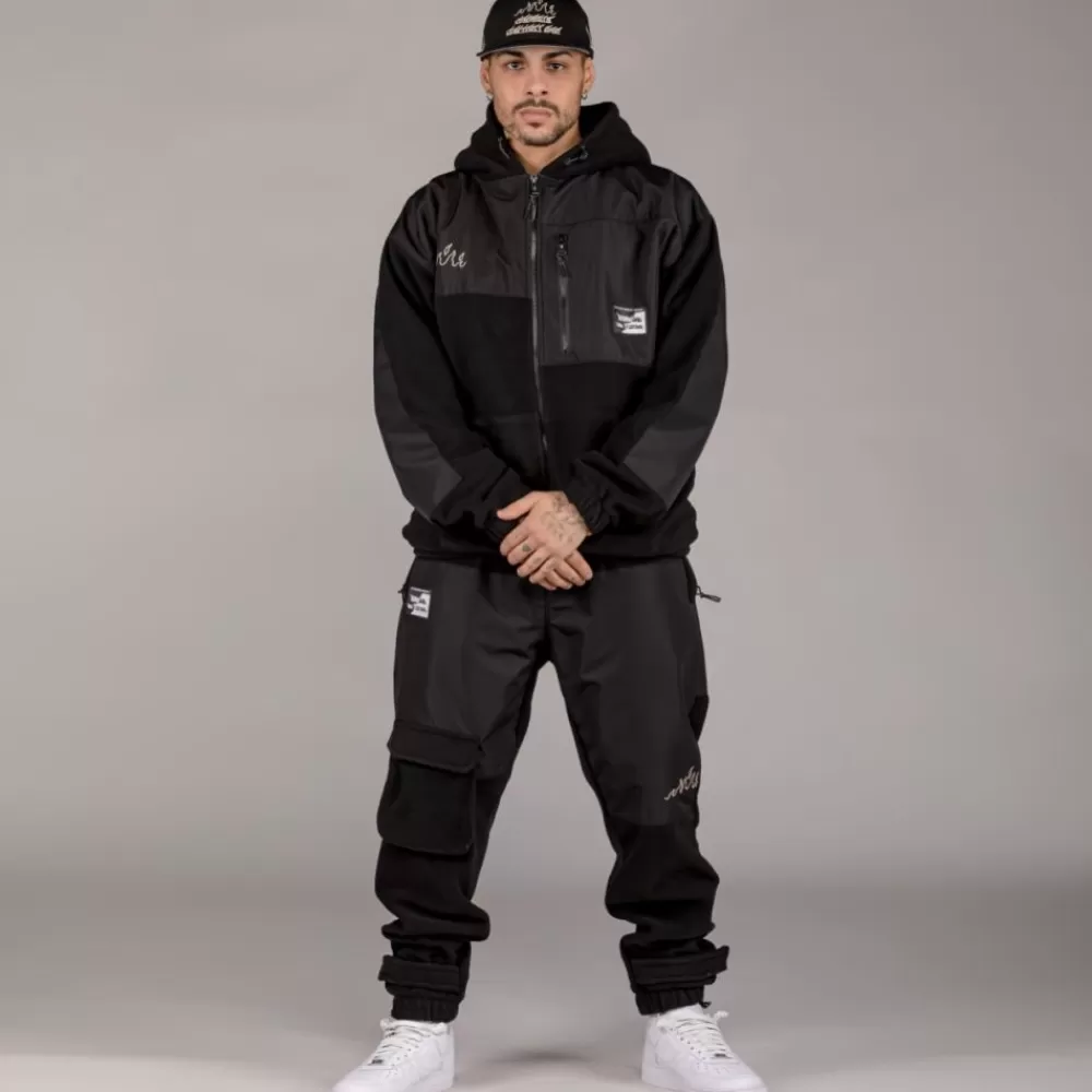 Grimey Pantalon Snow Fox Polar Fleece - Black | Winter L 22 Cheap