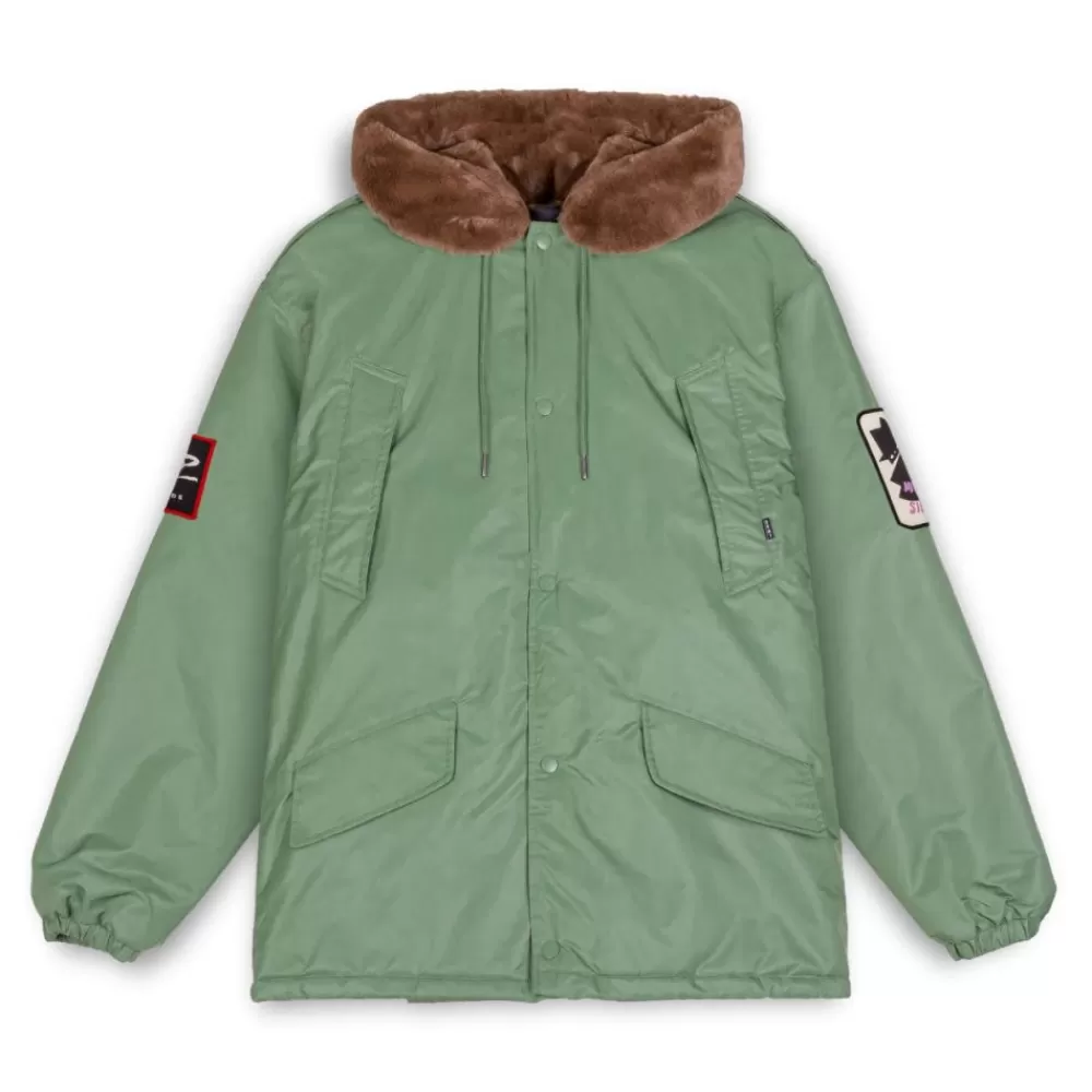 Grimey Parka "Pasion Gamberra (Gp X Grmy)" - Green | Fall 22 Sale