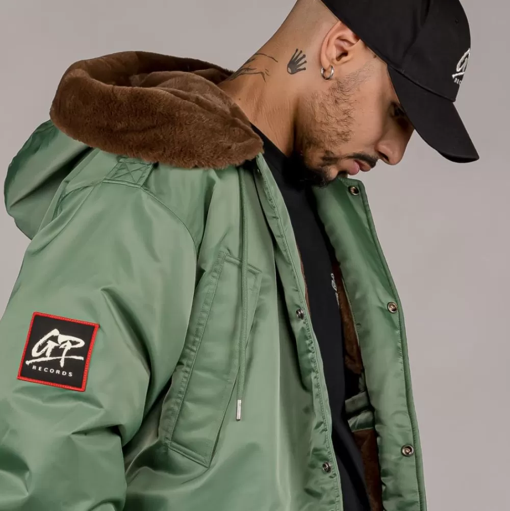 Grimey Parka "Pasion Gamberra (Gp X Grmy)" - Green | Fall 22 Sale