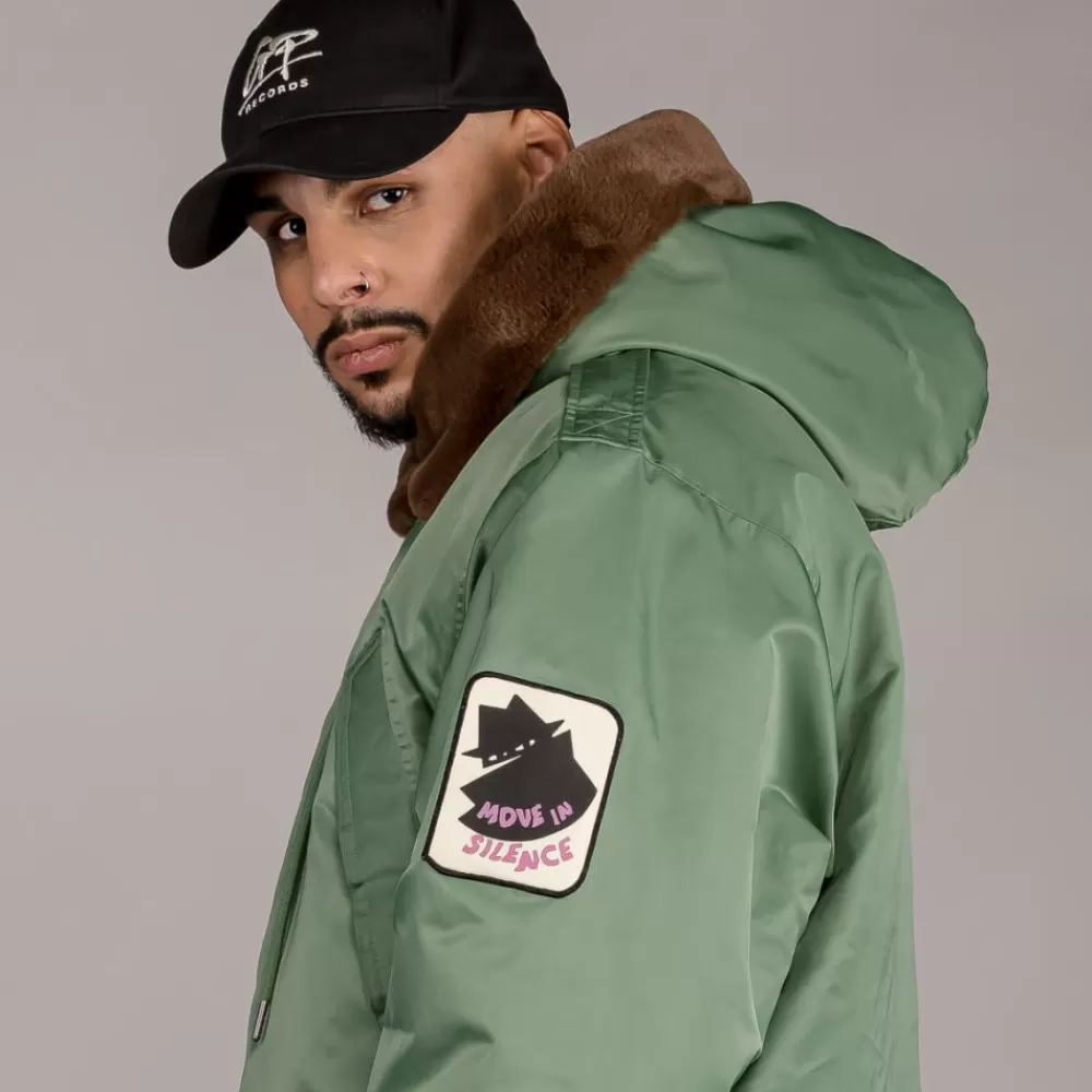 Grimey Parka "Pasion Gamberra (Gp X Grmy)" - Green | Fall 22 Sale