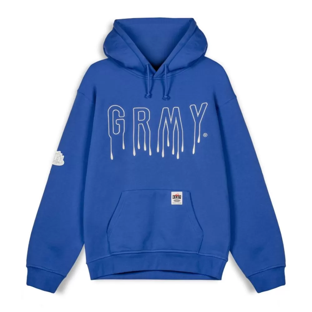 Grimey Sudadera Capucha Back At You Vintage - Royal Blue | Fw23 Fashion