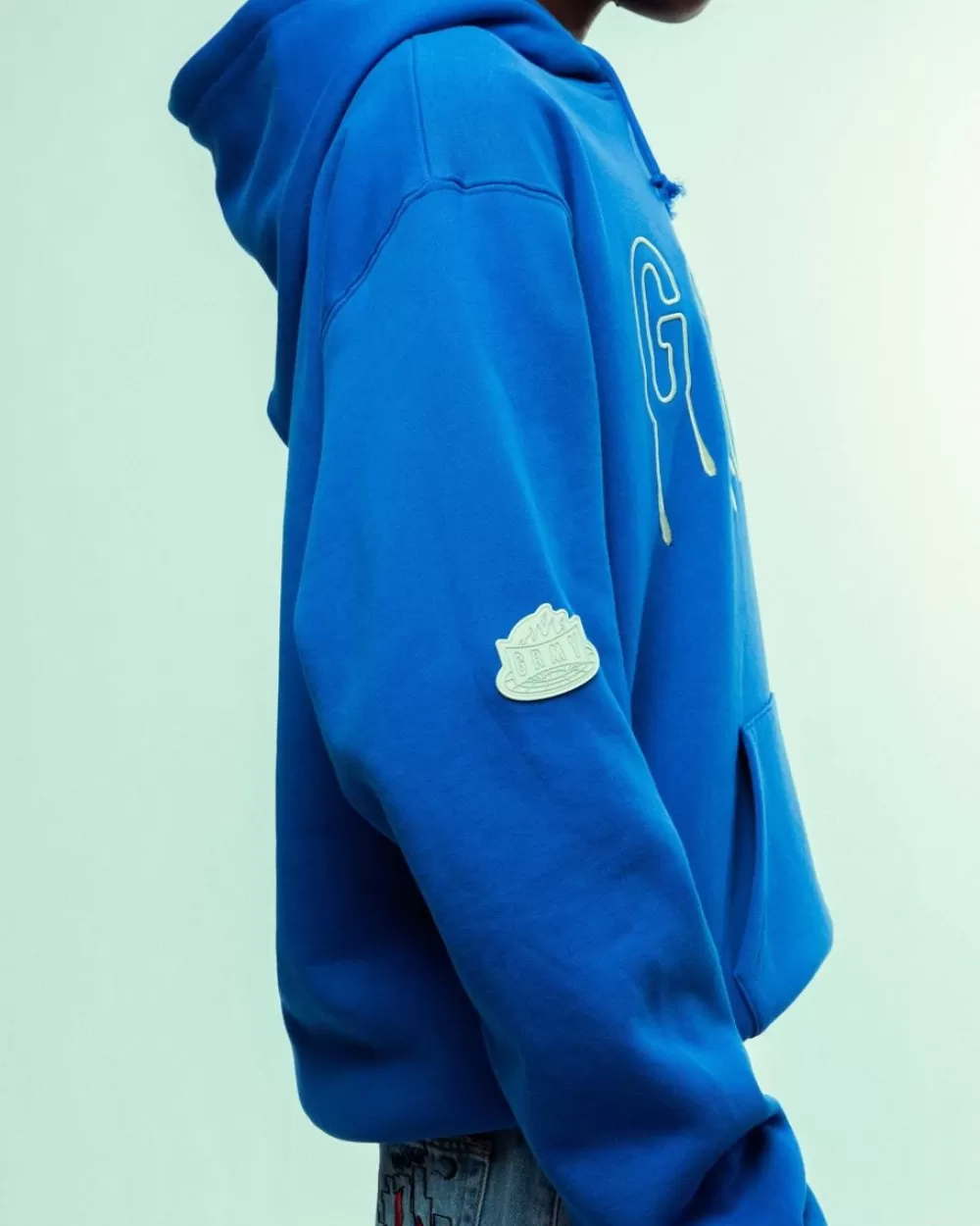 Grimey Sudadera Capucha Back At You Vintage - Royal Blue | Fw23 Fashion