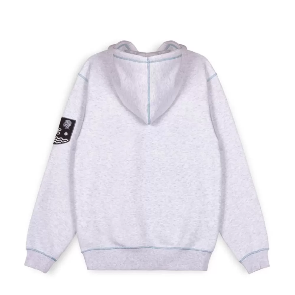 Grimey Sudadera Capucha Fire Route Sport Grey | Spring 23 Fashion