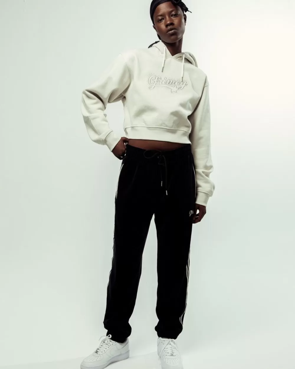 Grimey Sudadera Capucha Madrid Heavyweight The Connoisseur Girl Crop - Bicolor | Fw23 Outlet