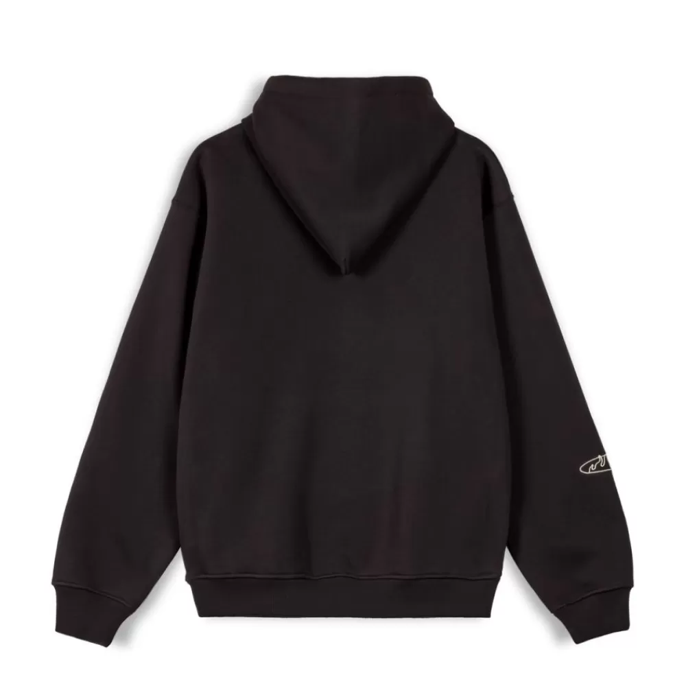 Grimey Sudadera Capucha Melted Stone Vintage - Black | Fw23 Clearance