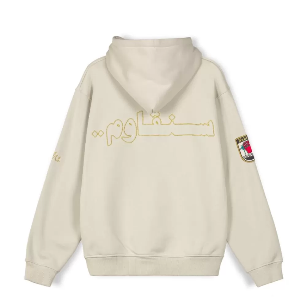 Grimey Sudadera Capucha Nablus Stones Vintage - White | Fw23 Cheap