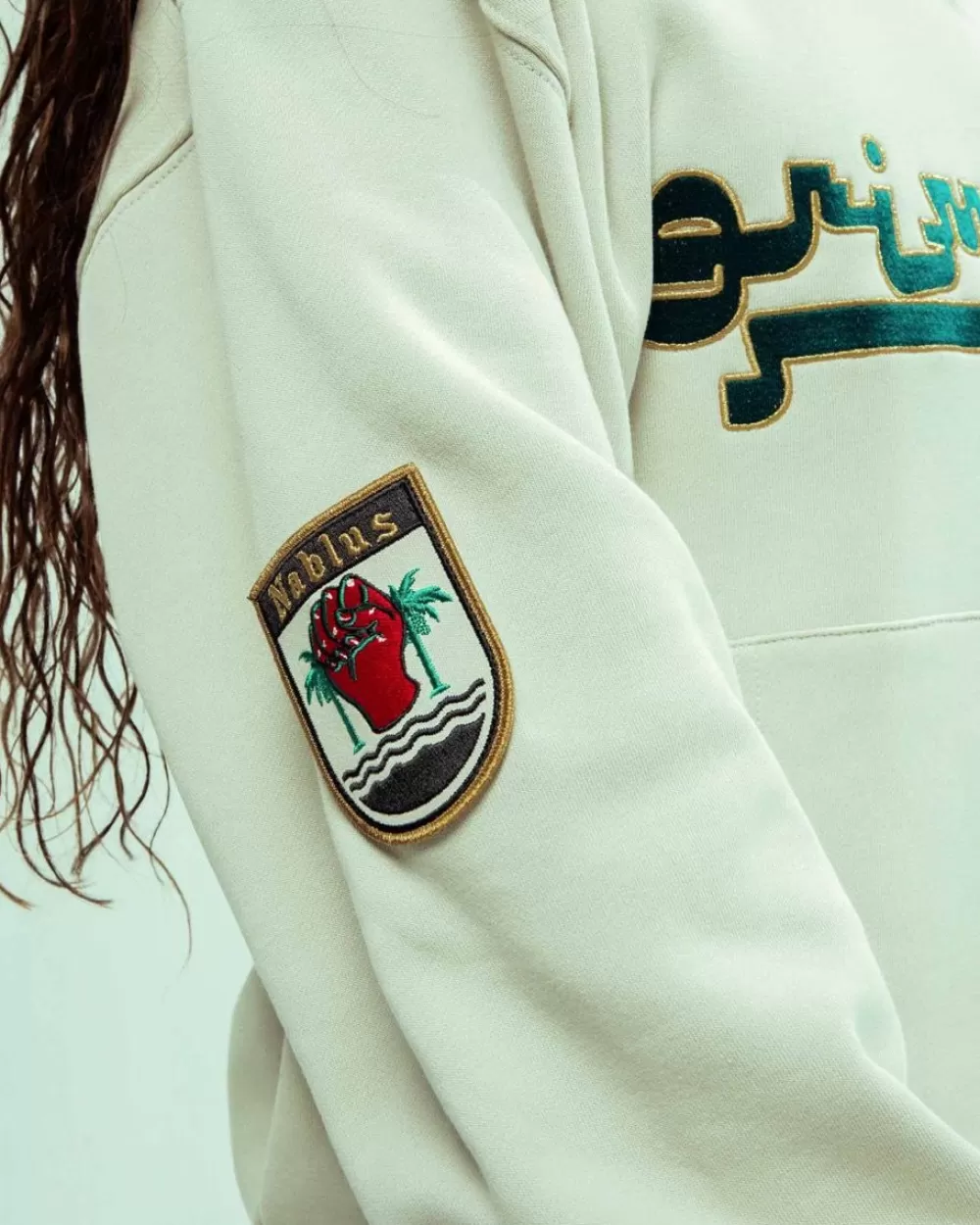 Grimey Sudadera Capucha Nablus Stones Vintage - White | Fw23 Cheap
