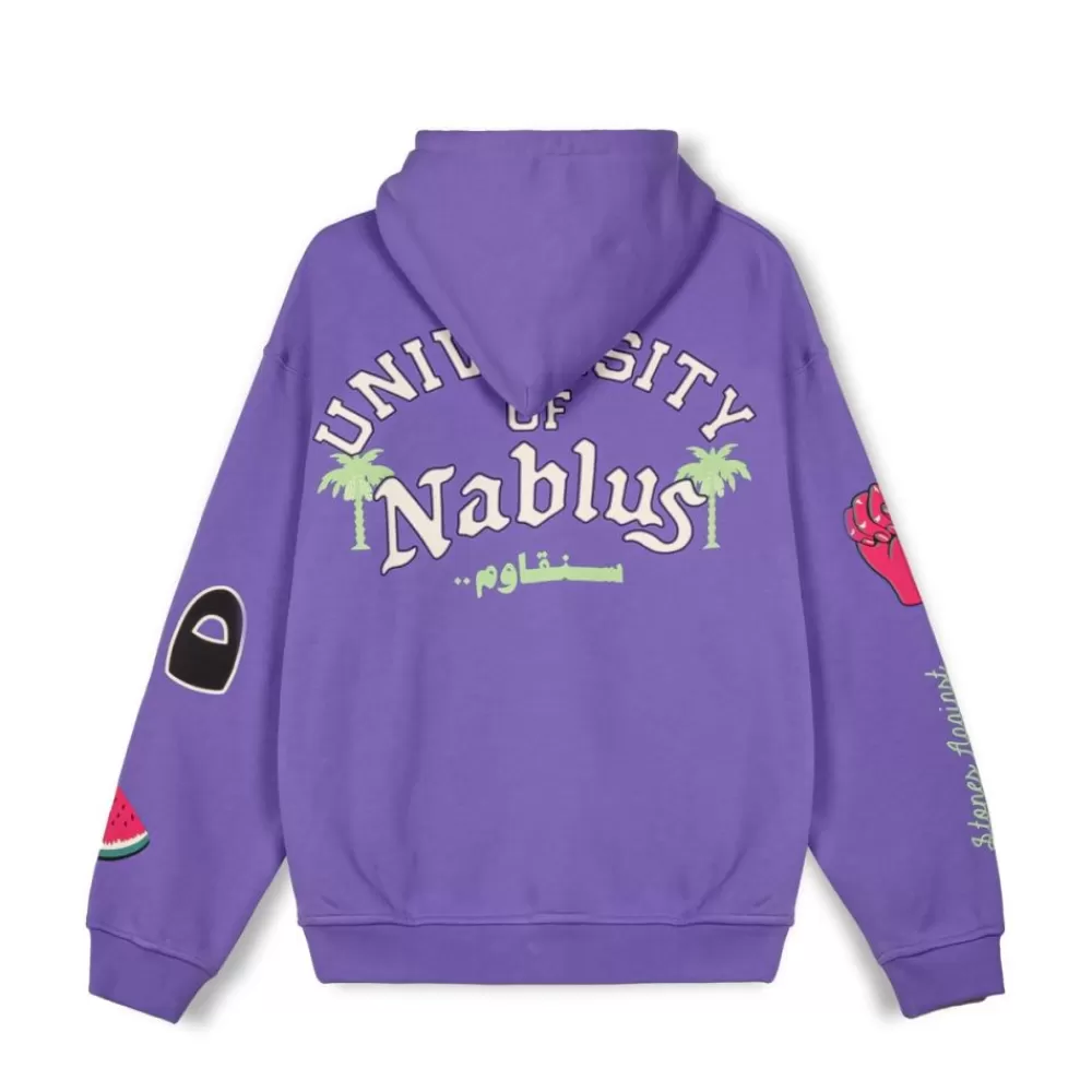 Grimey Sudadera Capucha Nablus Vintage - Purple | Fw23 Discount
