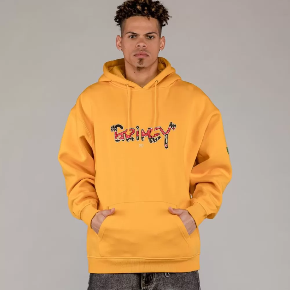 Grimey Sudadera Capucha The Toughest - Orange | Spring 23 Clearance