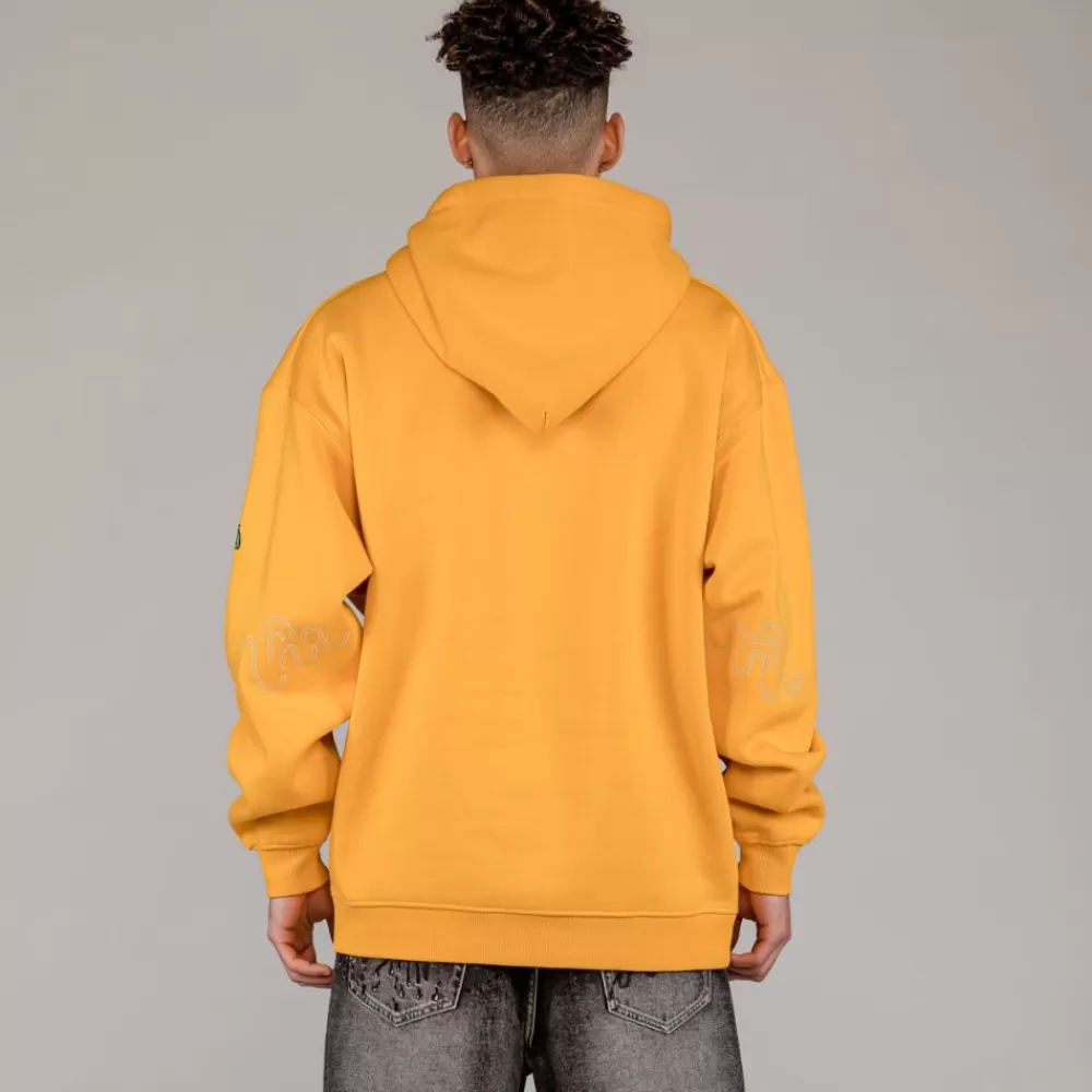 Grimey Sudadera Capucha The Toughest - Orange | Spring 23 Clearance