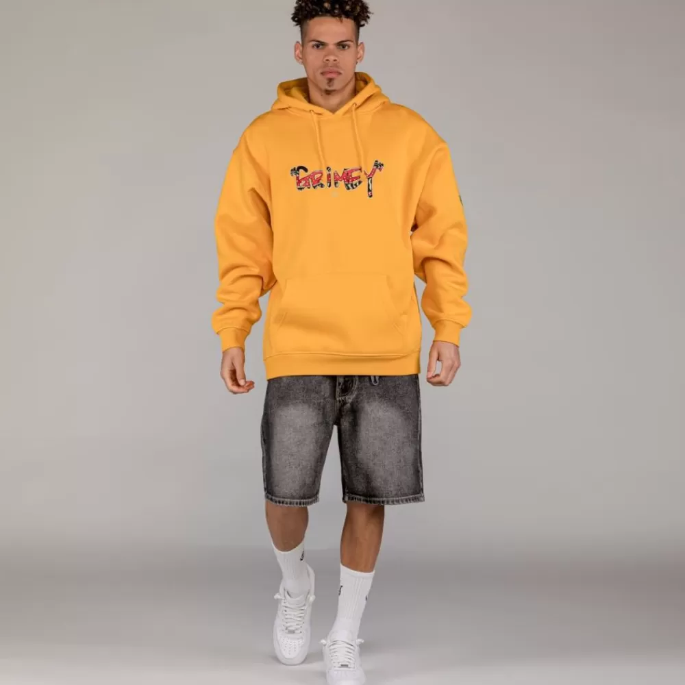 Grimey Sudadera Capucha The Toughest - Orange | Spring 23 Clearance
