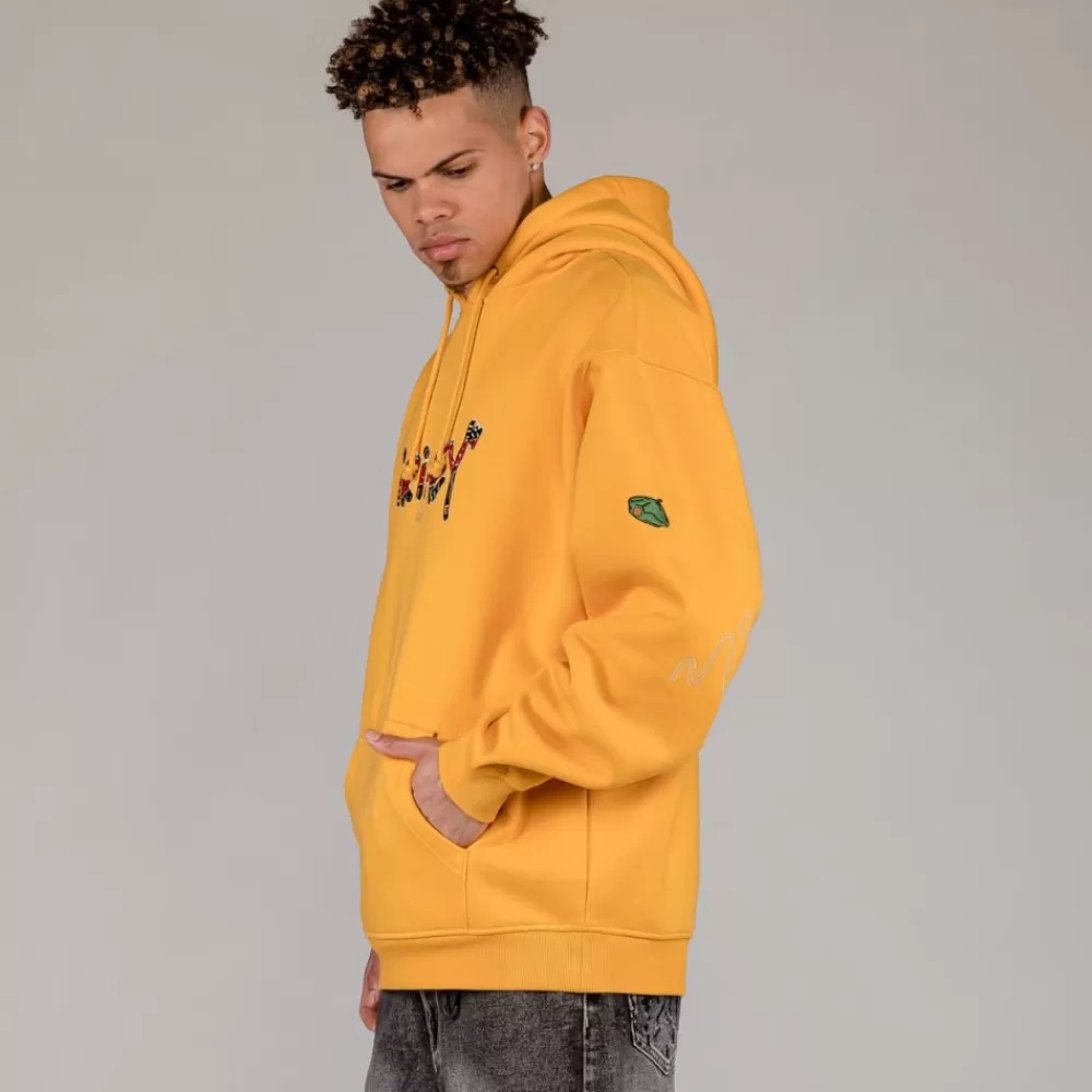 Grimey Sudadera Capucha The Toughest - Orange | Spring 23 Clearance