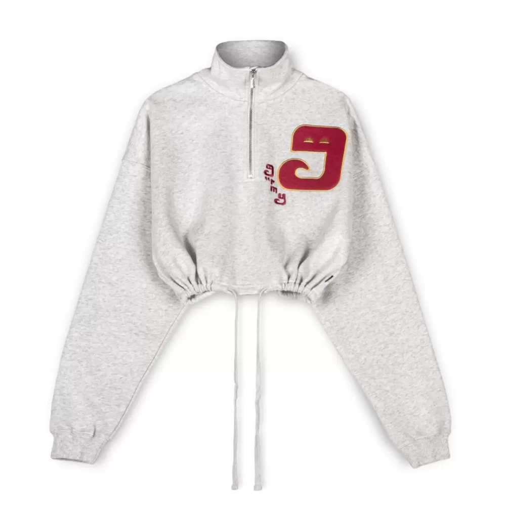 Grimey Sudadera Corta "Lust Mantra" - Sport Grey | Fall 22 Fashion