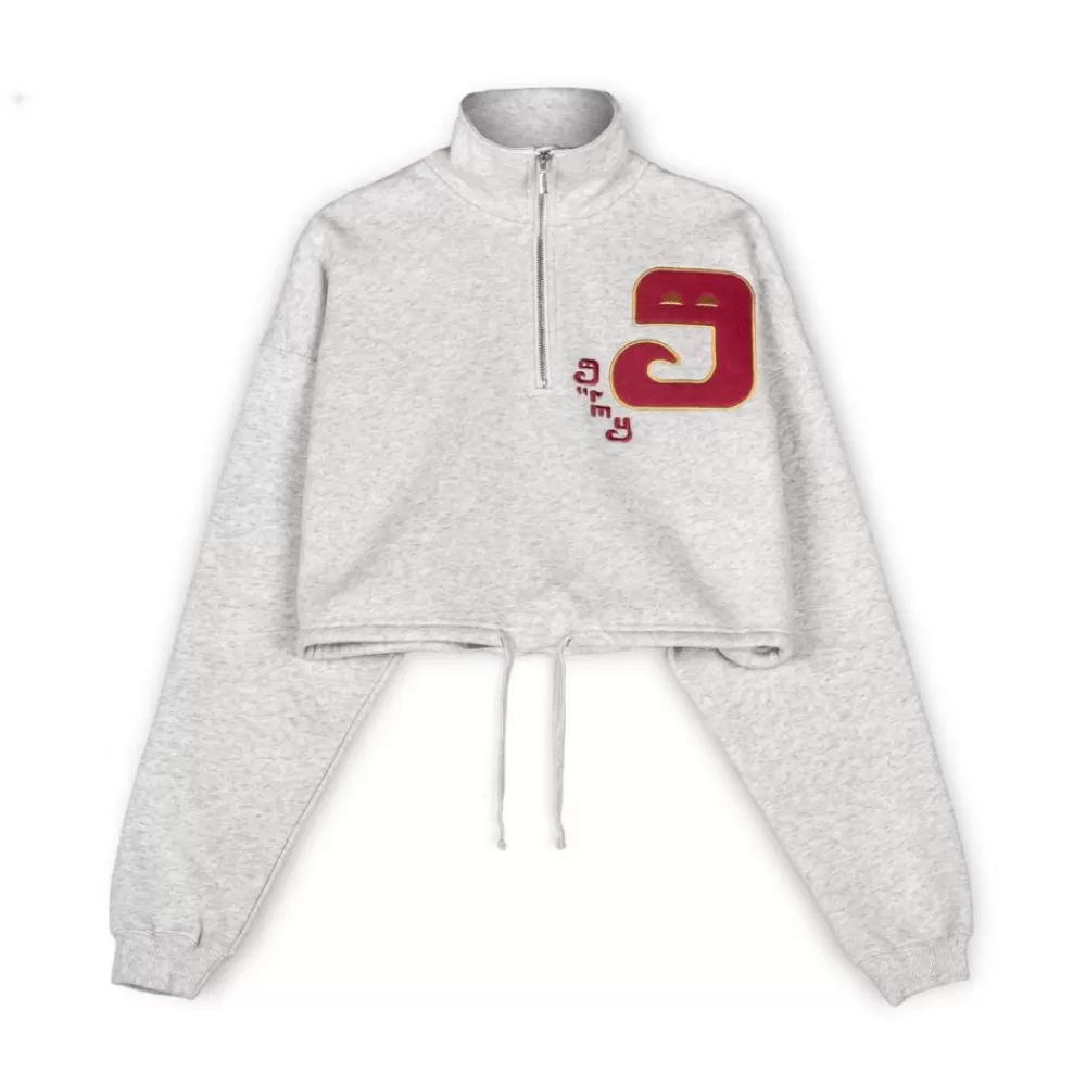 Grimey Sudadera Corta "Lust Mantra" - Sport Grey | Fall 22 Fashion