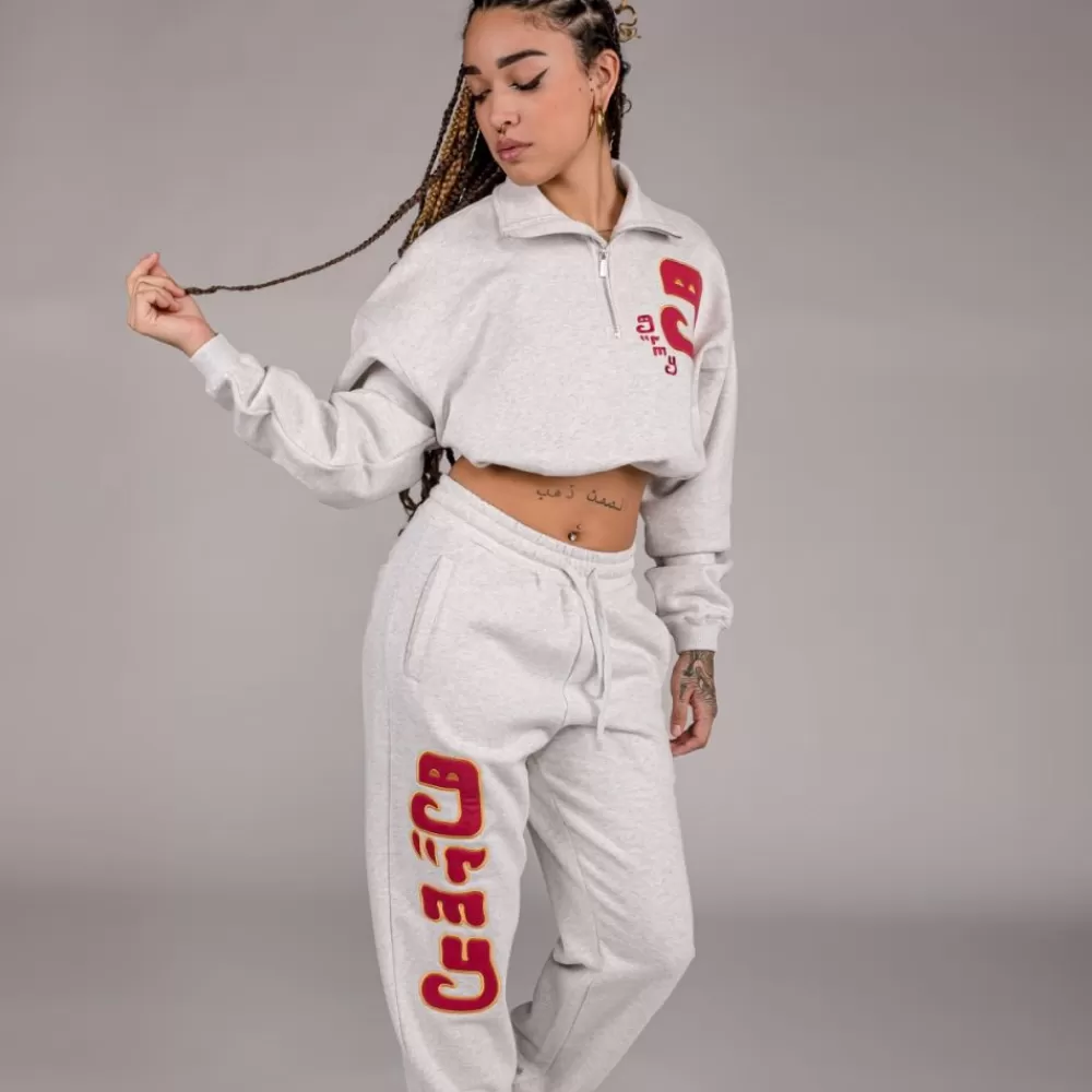 Grimey Sudadera Corta "Lust Mantra" - Sport Grey | Fall 22 Fashion