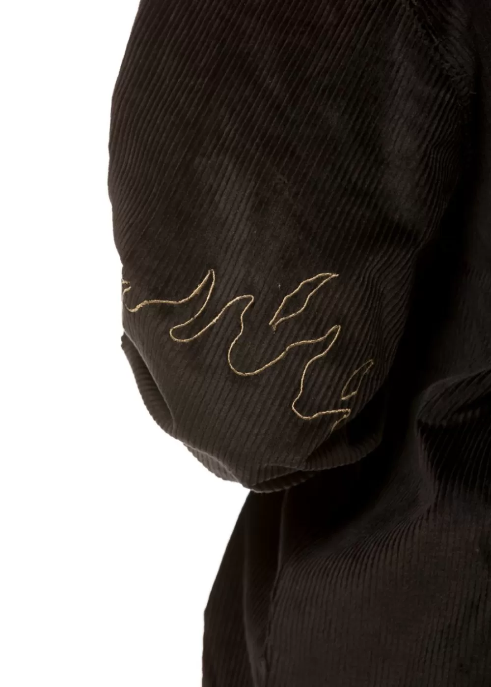 Grimey Sudadera "Aged Rum" Corduroy - Black | Winter 21 Sale
