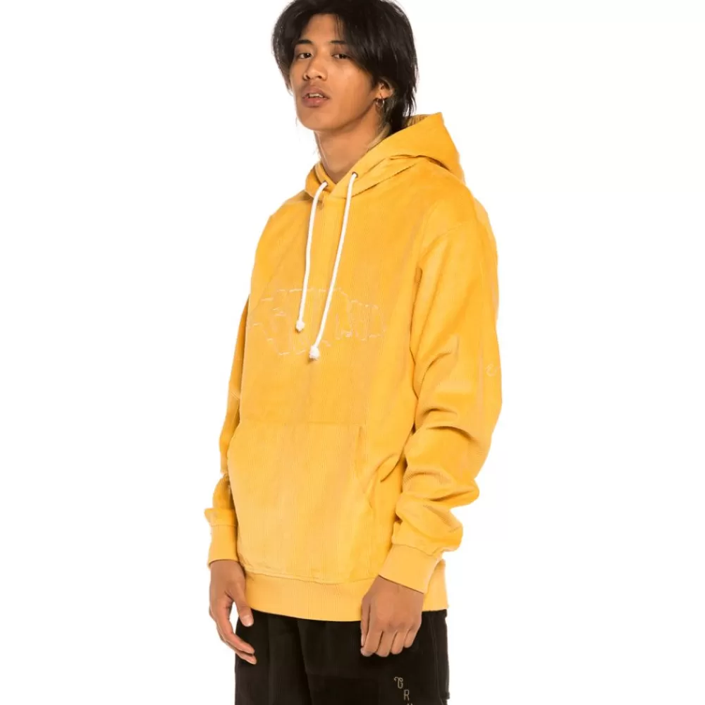 Grimey Sudadera "Aged Rum" Corduroy - Mustard | Winter 21 New