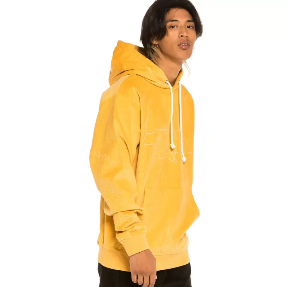 Grimey Sudadera "Aged Rum" Corduroy - Mustard | Winter 21 New
