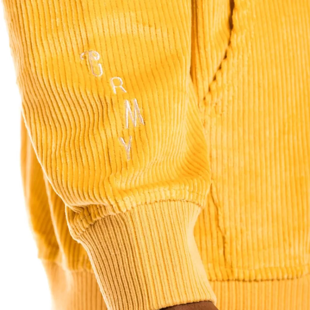 Grimey Sudadera "Aged Rum" Corduroy - Mustard | Winter 21 New