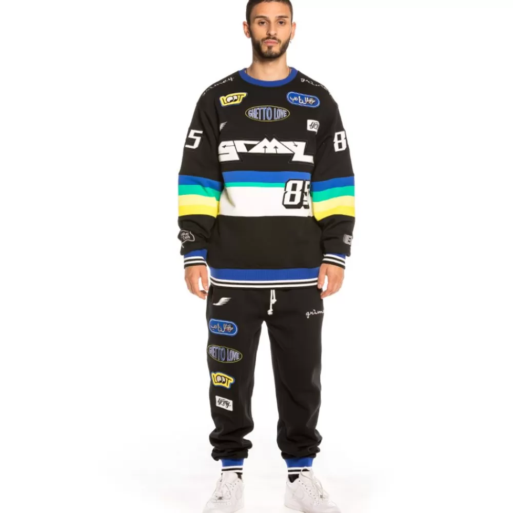 Grimey Sudadera Arch Rival Crewneck Fw20 Black Best
