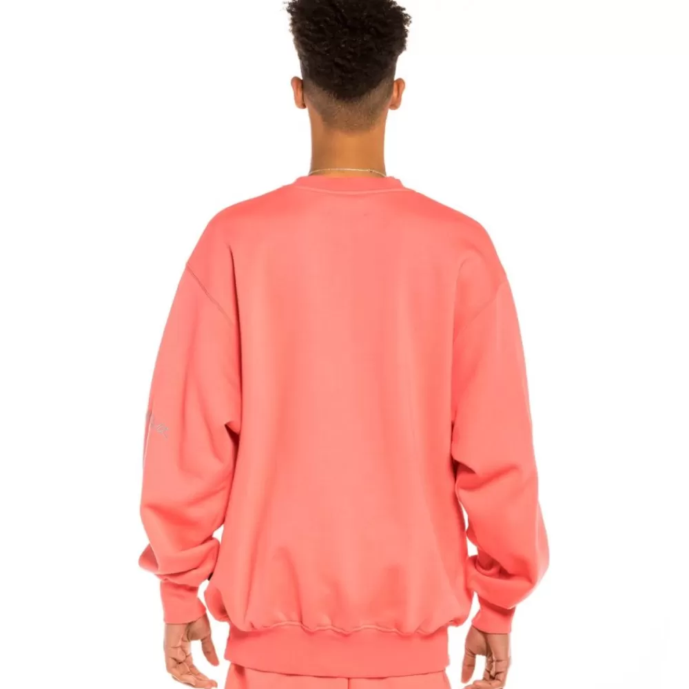 Grimey Sudadera "Day Dreamer" Crewneck - Coral | Spring 22 Best Sale
