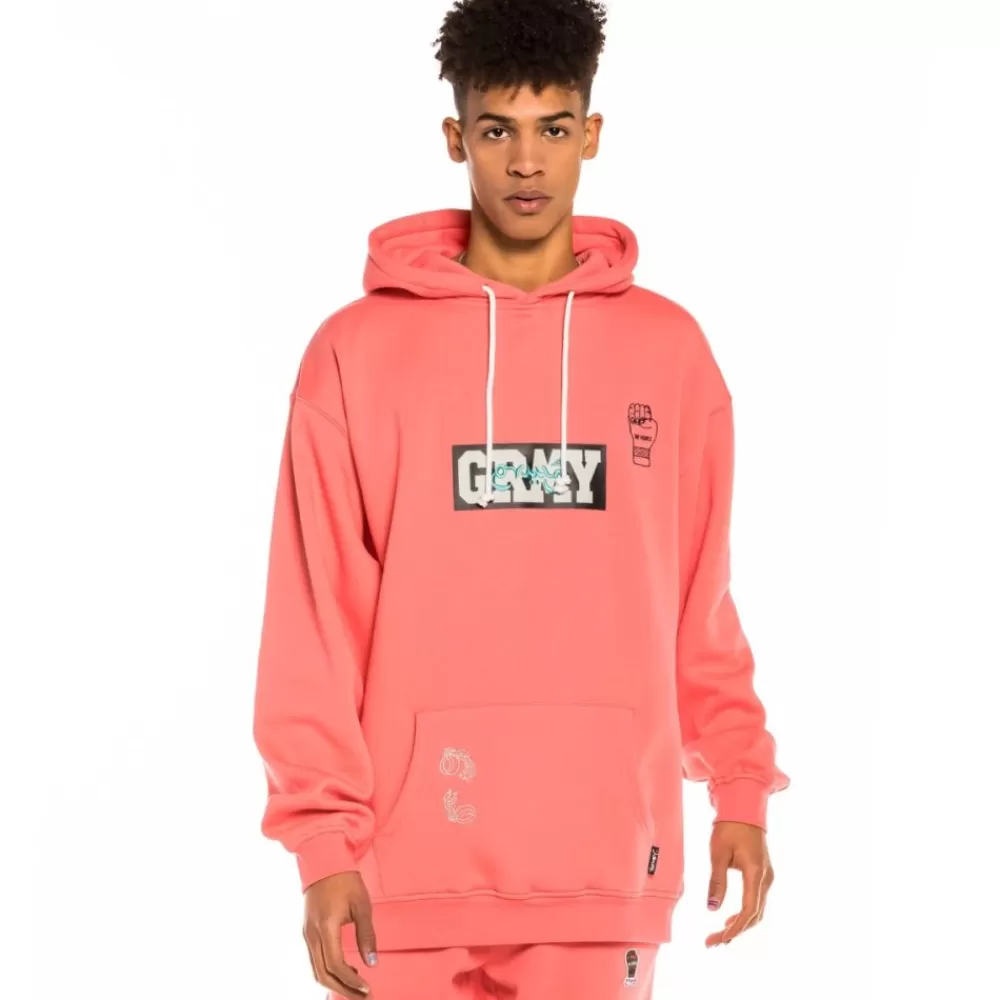 Grimey Sudadera "Day Dreamer" Hoodie - Coral | Spring 22 Sale
