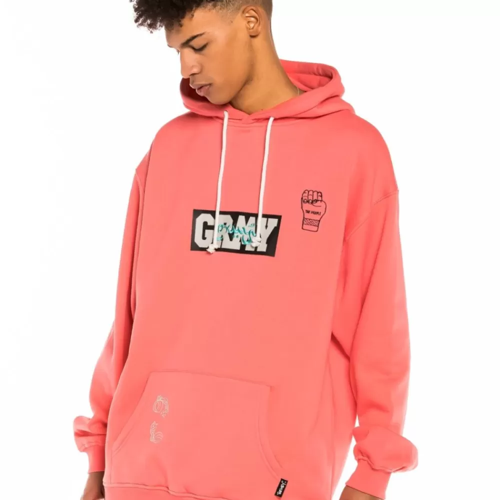 Grimey Sudadera "Day Dreamer" Hoodie - Coral | Spring 22 Sale