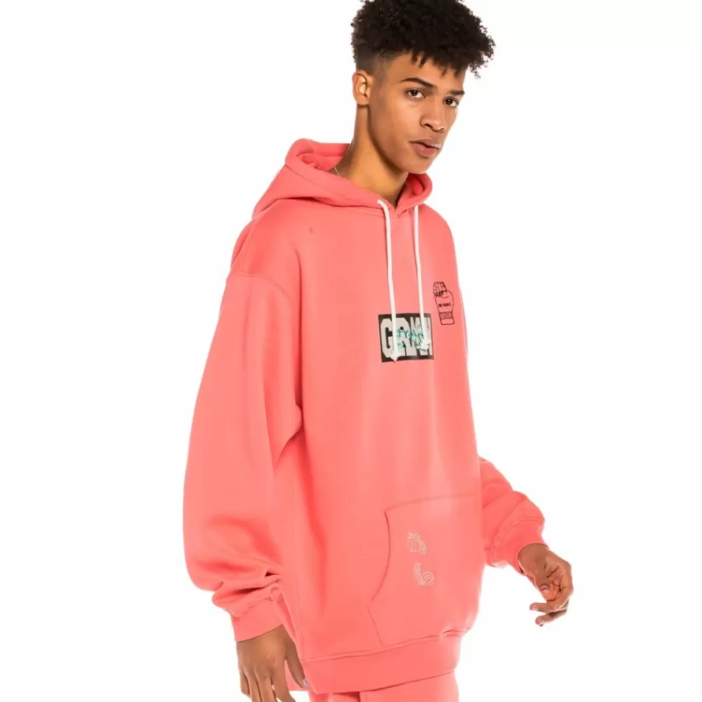 Grimey Sudadera "Day Dreamer" Hoodie - Coral | Spring 22 Sale