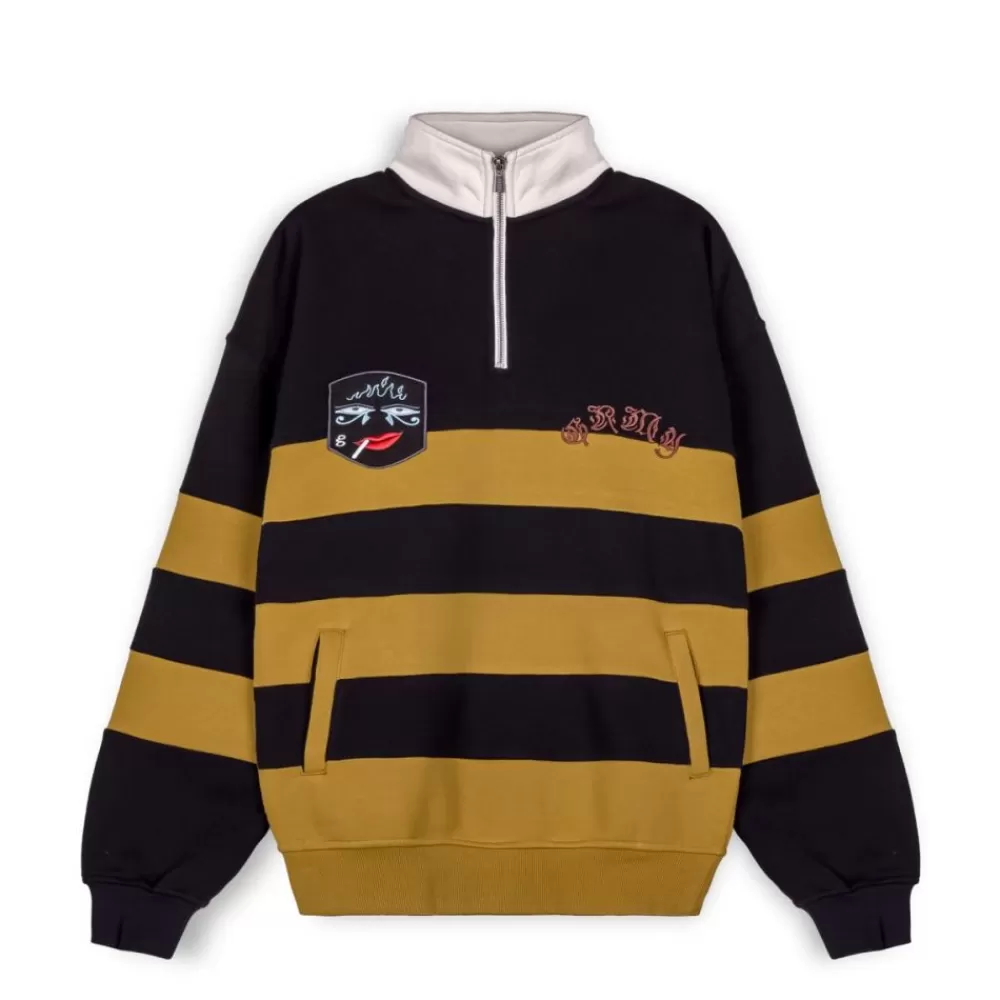 Grimey Sudadera Fire Route High Neck - Black | Spring 23 Online