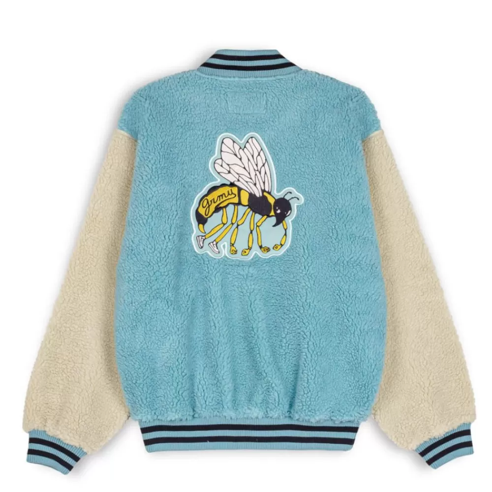 Grimey Sudadera "Hive" Sherpa Button Sweatshirt - Bicolor | Fall 22 Fashion