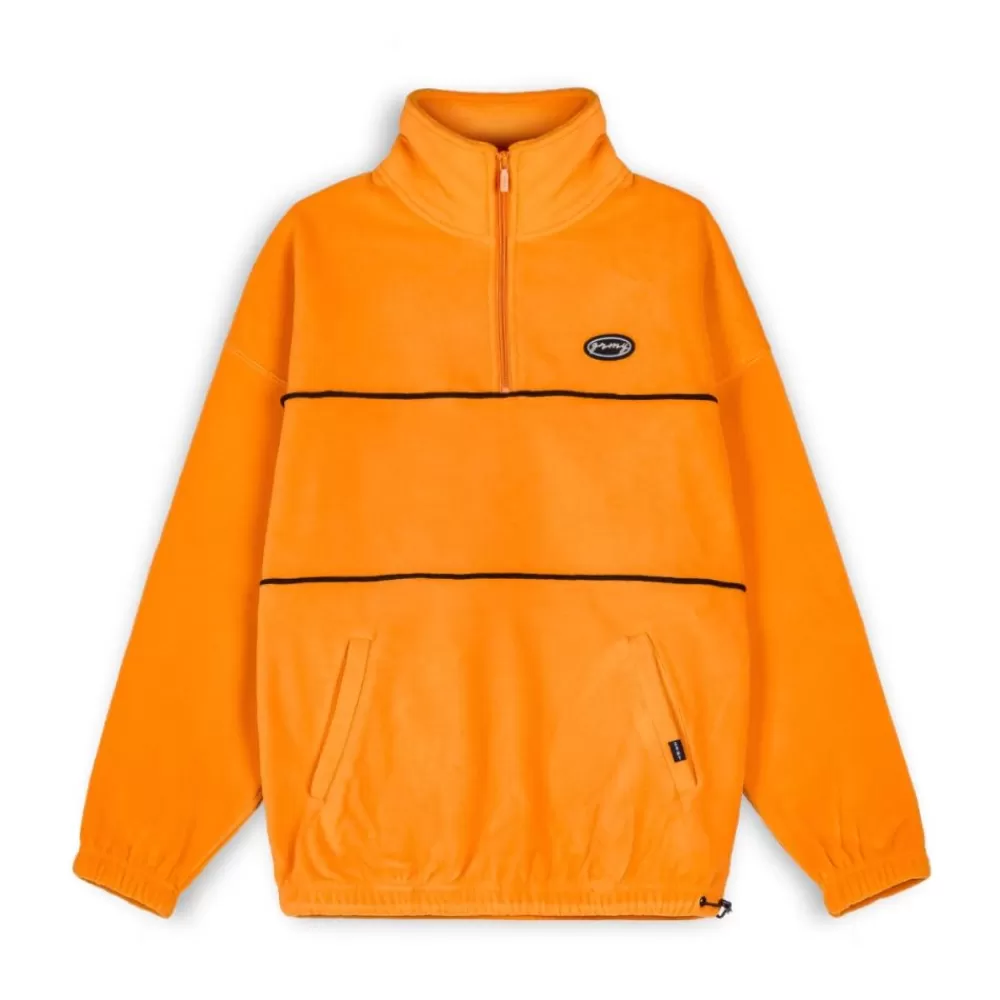 Grimey Sudadera "Iam Polar" High Neck - Orange | Fall 22 Store
