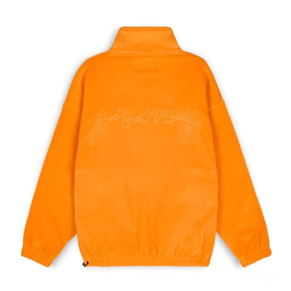 Grimey Sudadera "Iam Polar" High Neck - Orange | Fall 22 Store