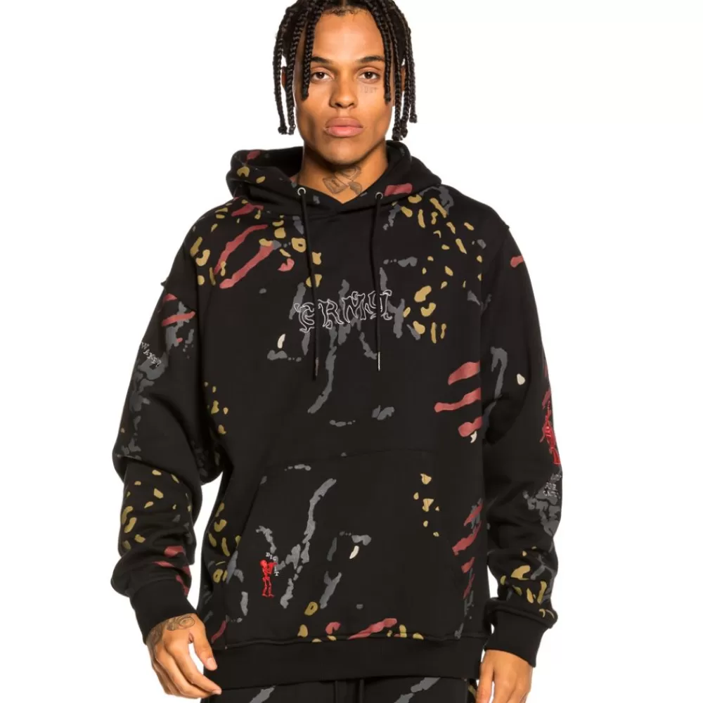 Grimey Sudadera "Jazz Thing All Over Print" Hoodie - Black | Fall 21 Best Sale