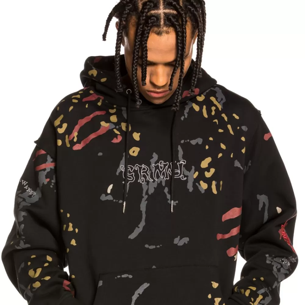 Grimey Sudadera "Jazz Thing All Over Print" Hoodie - Black | Fall 21 Best Sale