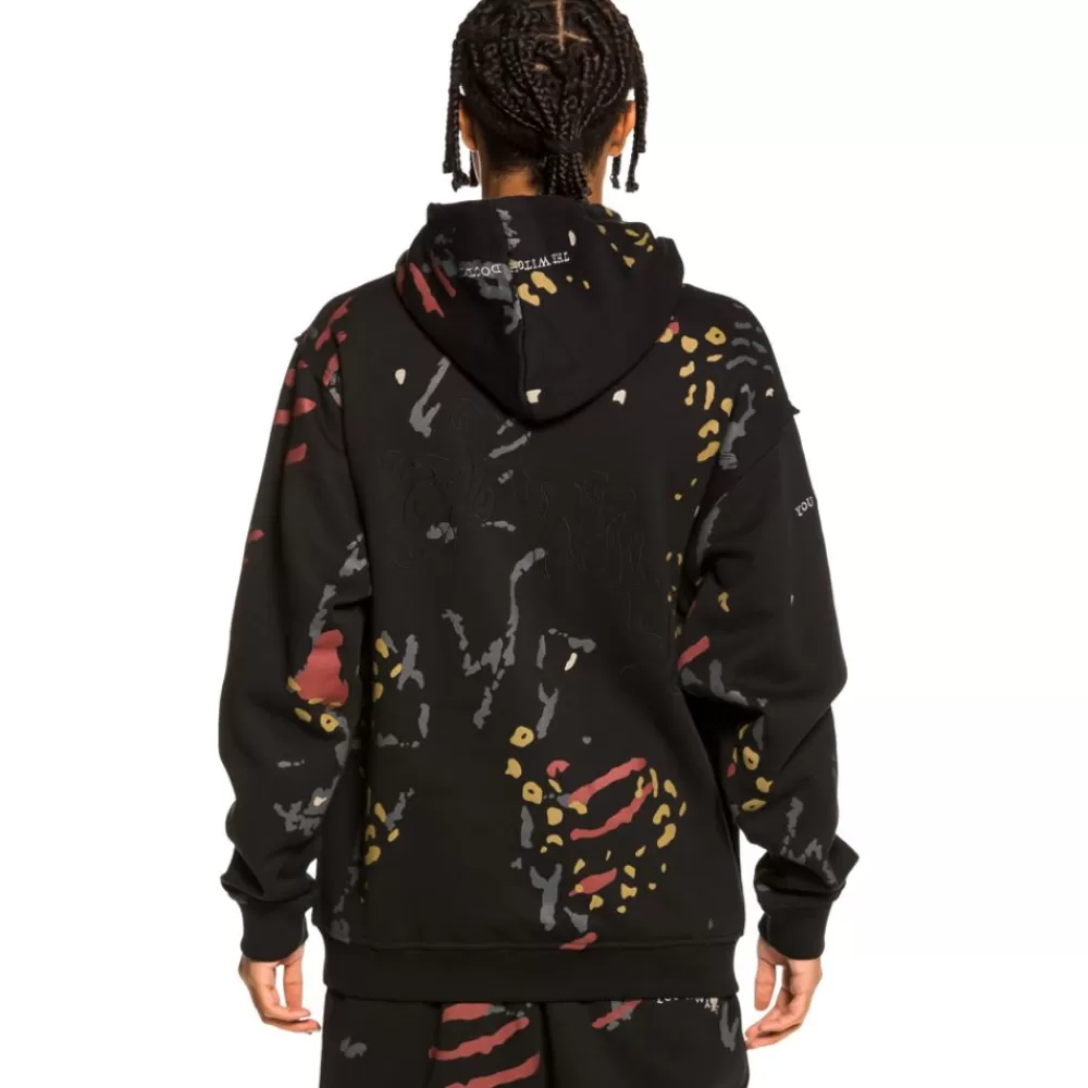Grimey Sudadera "Jazz Thing All Over Print" Hoodie - Black | Fall 21 Best Sale