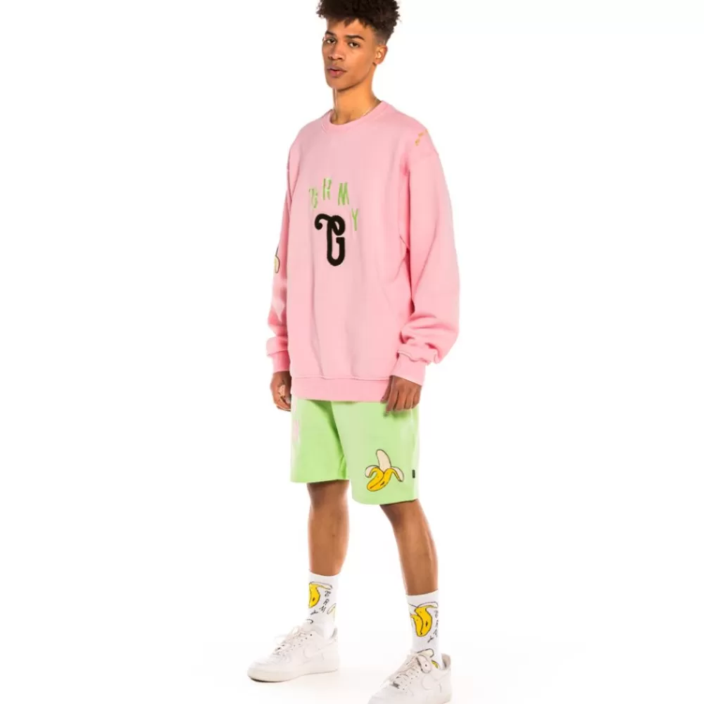 Grimey Sudadera "Jungle Punch" Crewneck - Pink | Spring 22 Fashion