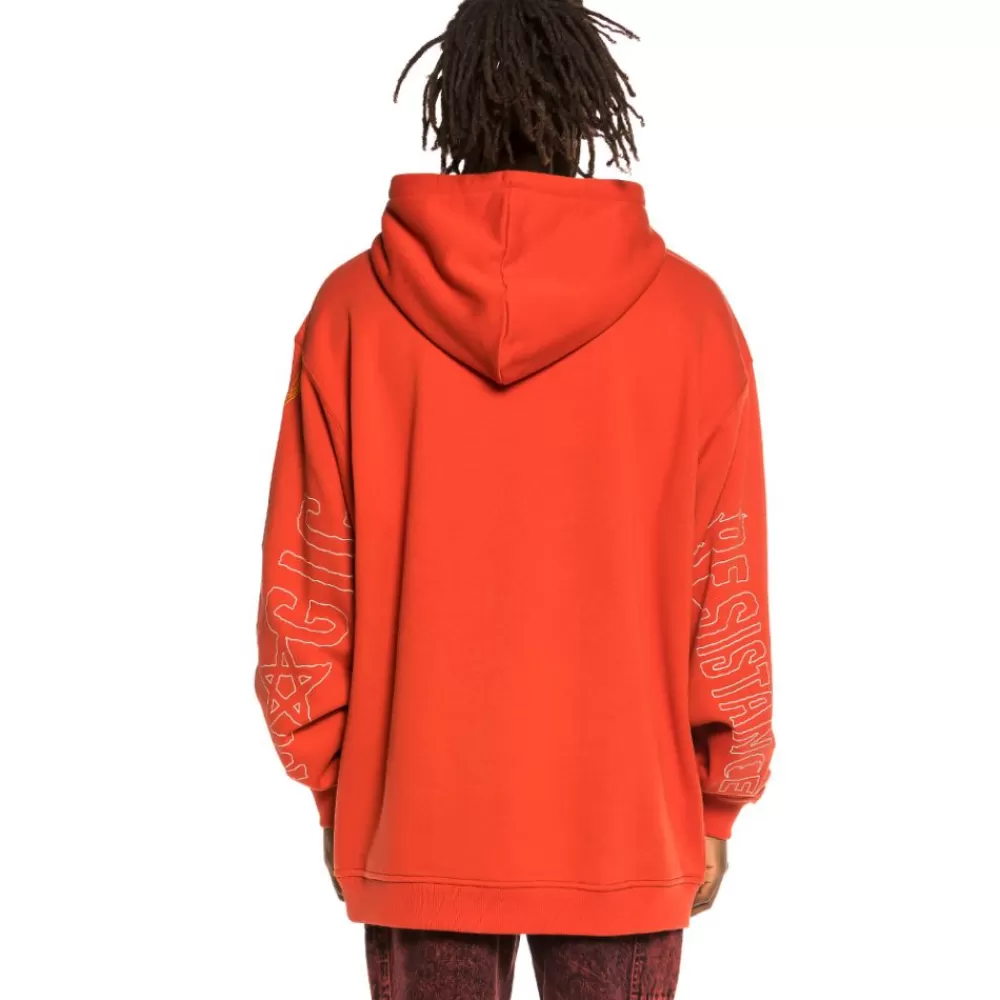 Grimey Sudadera "Liveution Magic 4 Resistance" Hoodie - Red | Spring 21 Best Sale