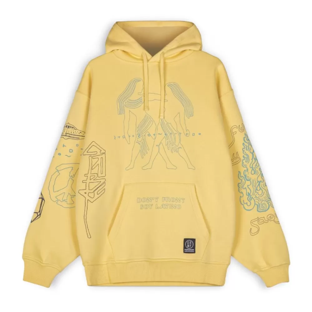 Grimey Sudadera Lost Boys Hoodie - Yellow | Winter 22 Cheap