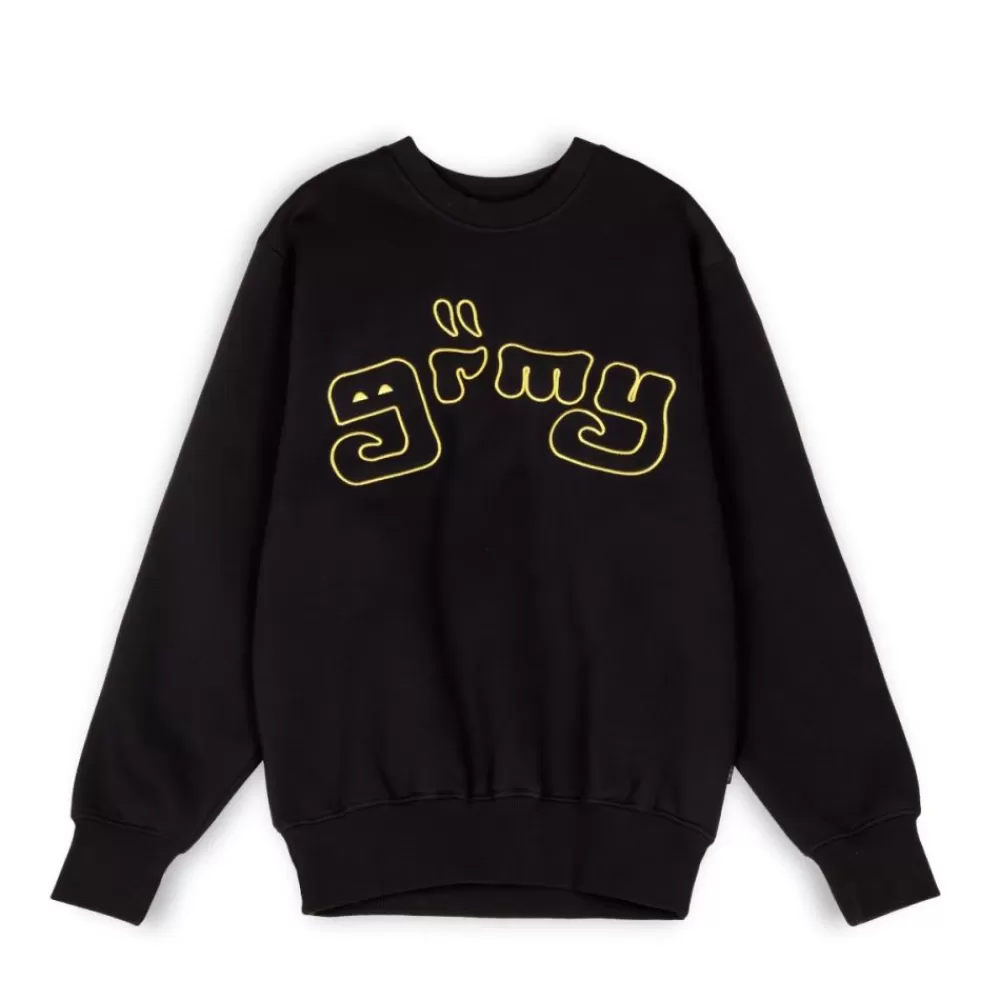 Grimey Sudadera "Lust Mantra" Crewneck - Black | Fall 22 Discount