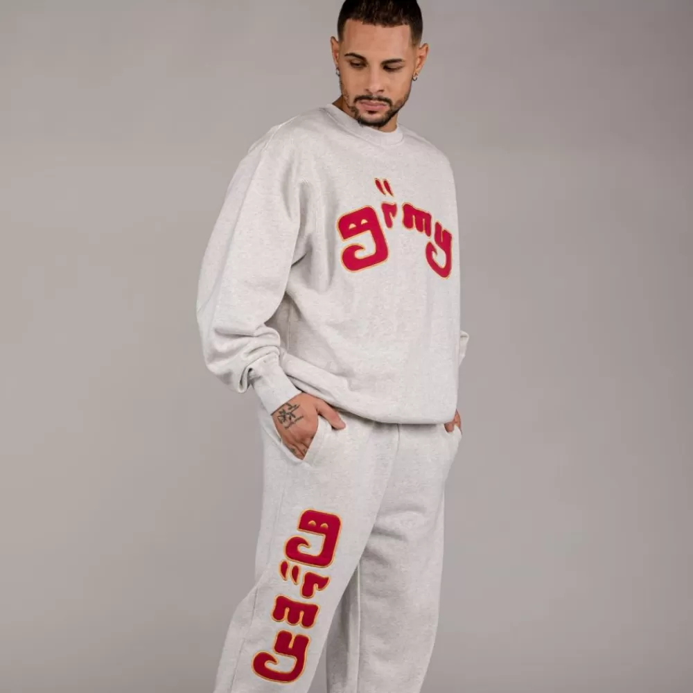 Grimey Sudadera "Lust Mantra" Crewneck - Sport Grey | Fall 22 Online