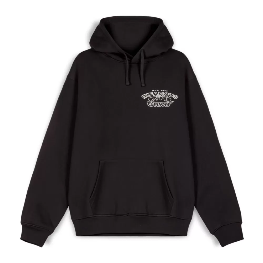 Grimey Sudadera Madrid The Connoisseur Heavyweight - Black | Fw23 Cheap