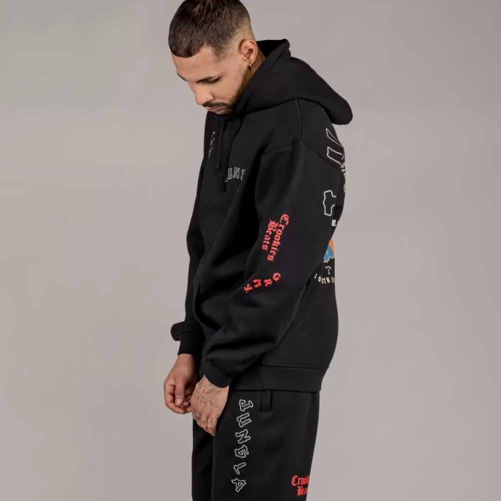 Grimey Sudadera "Pasion Gamberra (Gp X Grmy)" Hoodie - Black | Fall 22 Shop