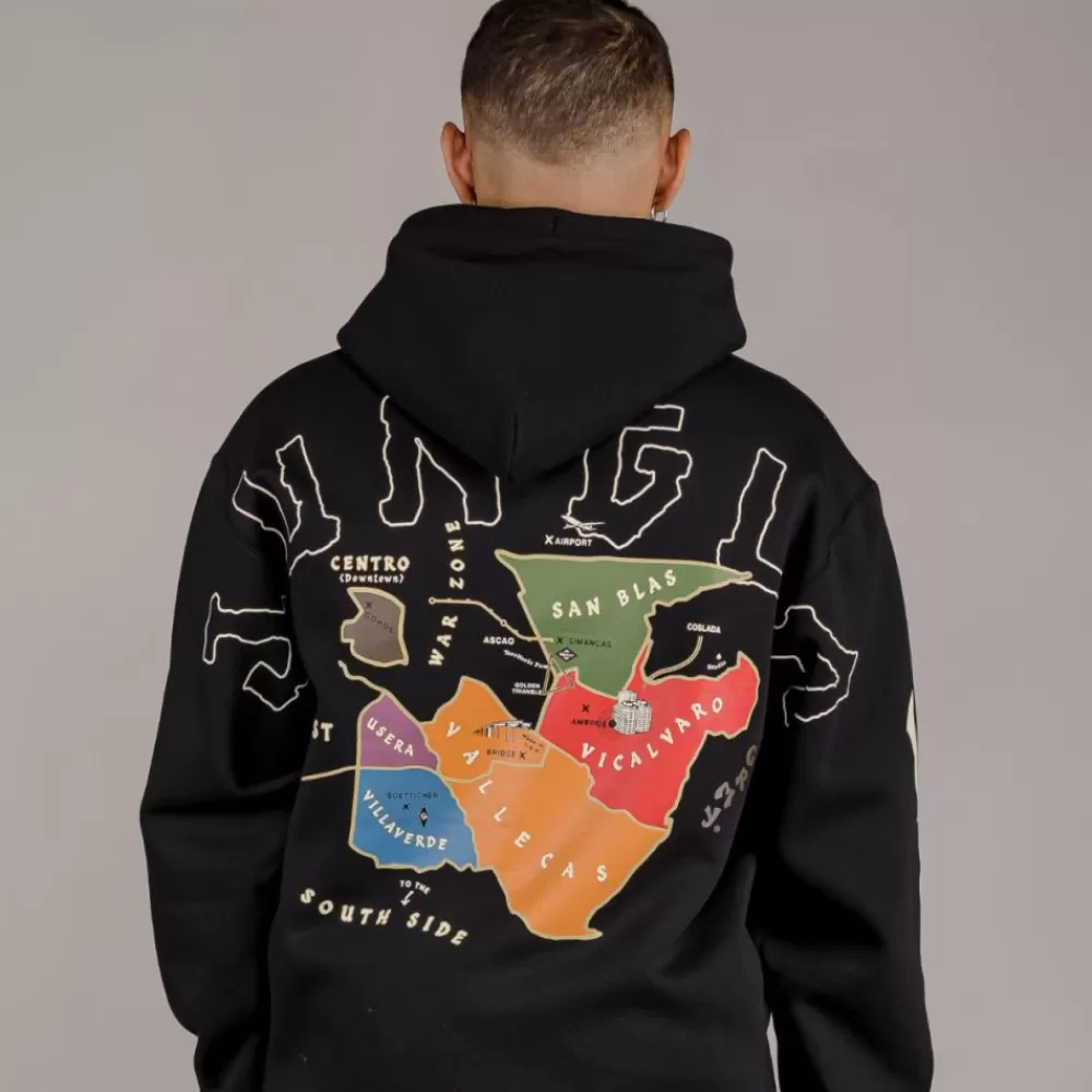 Grimey Sudadera "Pasion Gamberra (Gp X Grmy)" Hoodie - Black | Fall 22 Shop
