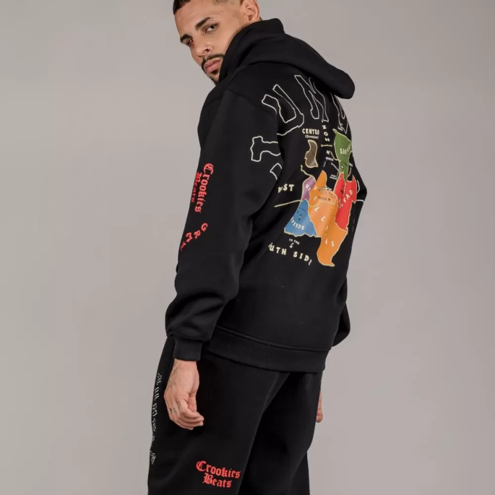 Grimey Sudadera "Pasion Gamberra (Gp X Grmy)" Hoodie - Black | Fall 22 Shop