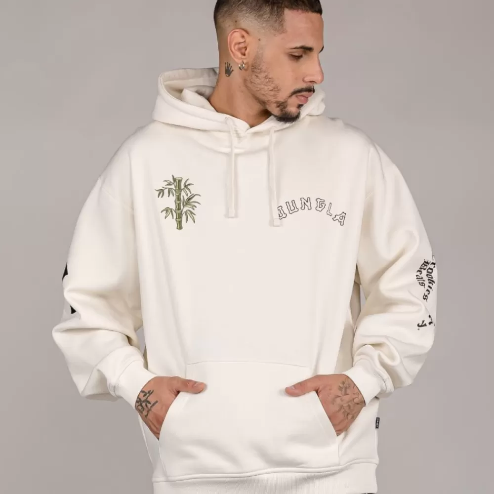Grimey Sudadera "Pasion Gamberra (Gp X Grmy)" Hoodie - White | Fall 22 Cheap